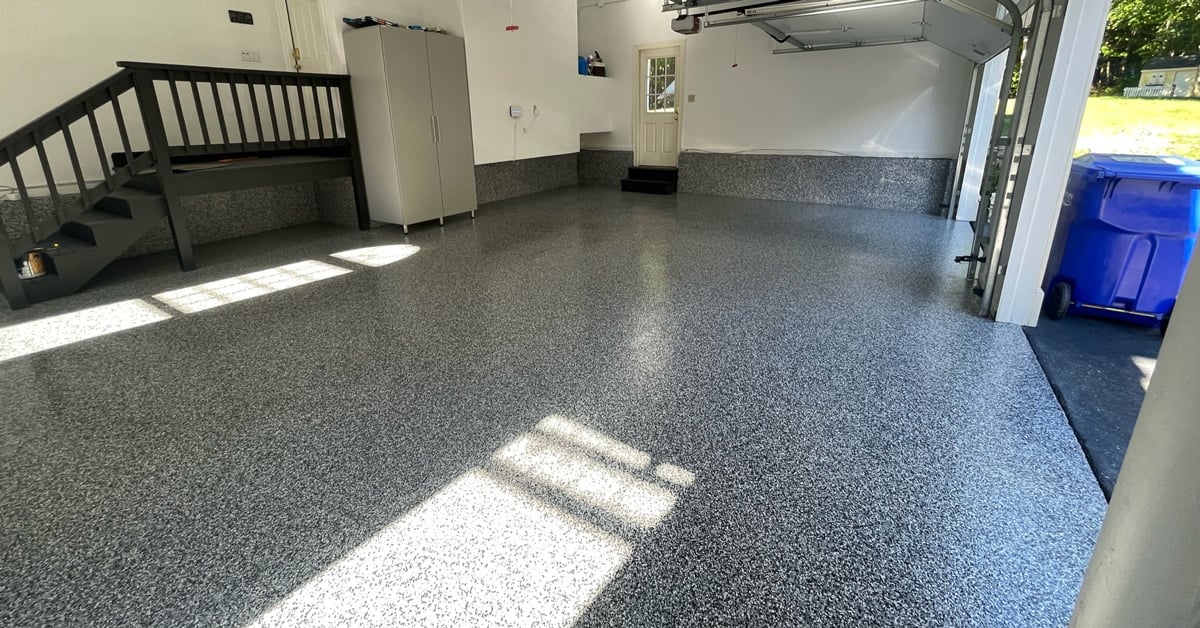 Polyaspartic floors for residential garages | Resinwerks