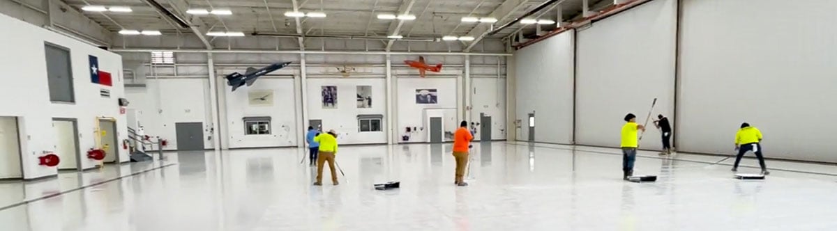 Polyaspartic floor coating installers | Resinwerks