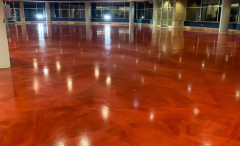 Metallic Epoxy resinous floor system