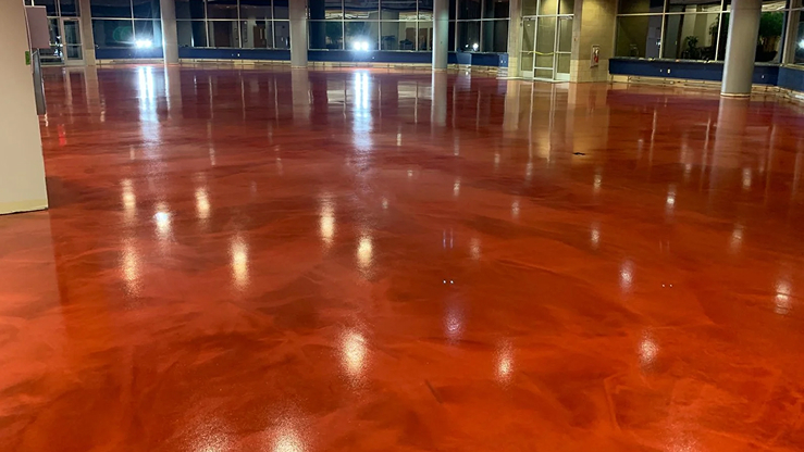 Decorative Metallic Floor  Coating Systems